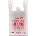 Sp Richards Unistar Eco Friendly Printed "Thank You" Bags, 11-1/2"W x 21-1/2"W, 47 Mil, 1000/Pack UPL13671368